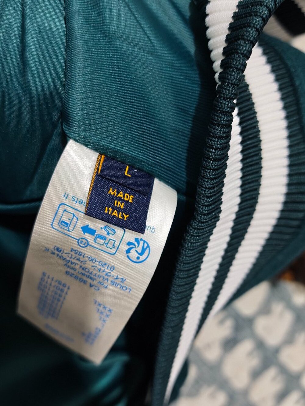 Louis Vuitton Teal Varsity Jacket Unisex US L - Picture 10 of 14